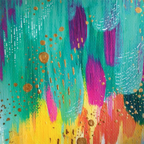 Etta Vee Turquoise Brush Stroke Surface Book 2 13.5in Skin